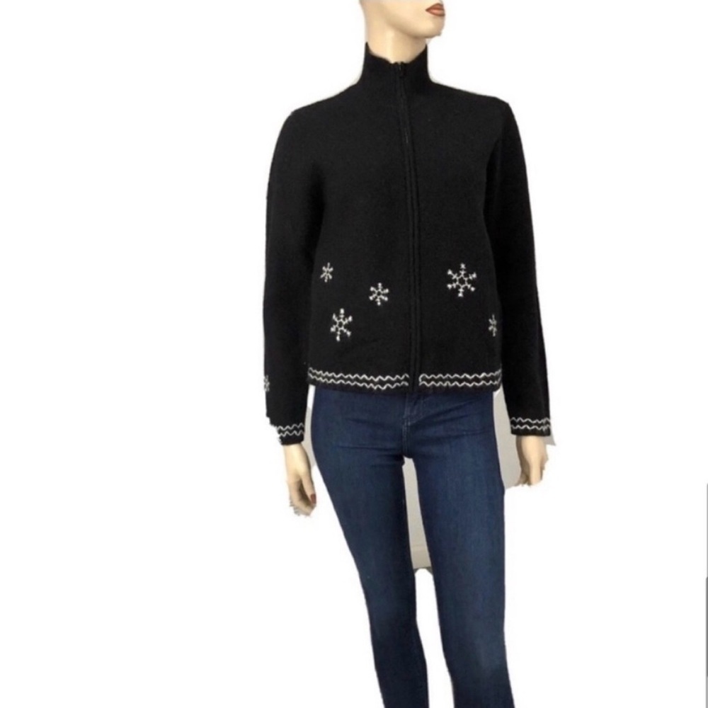 Bula Black Knit Sweater
